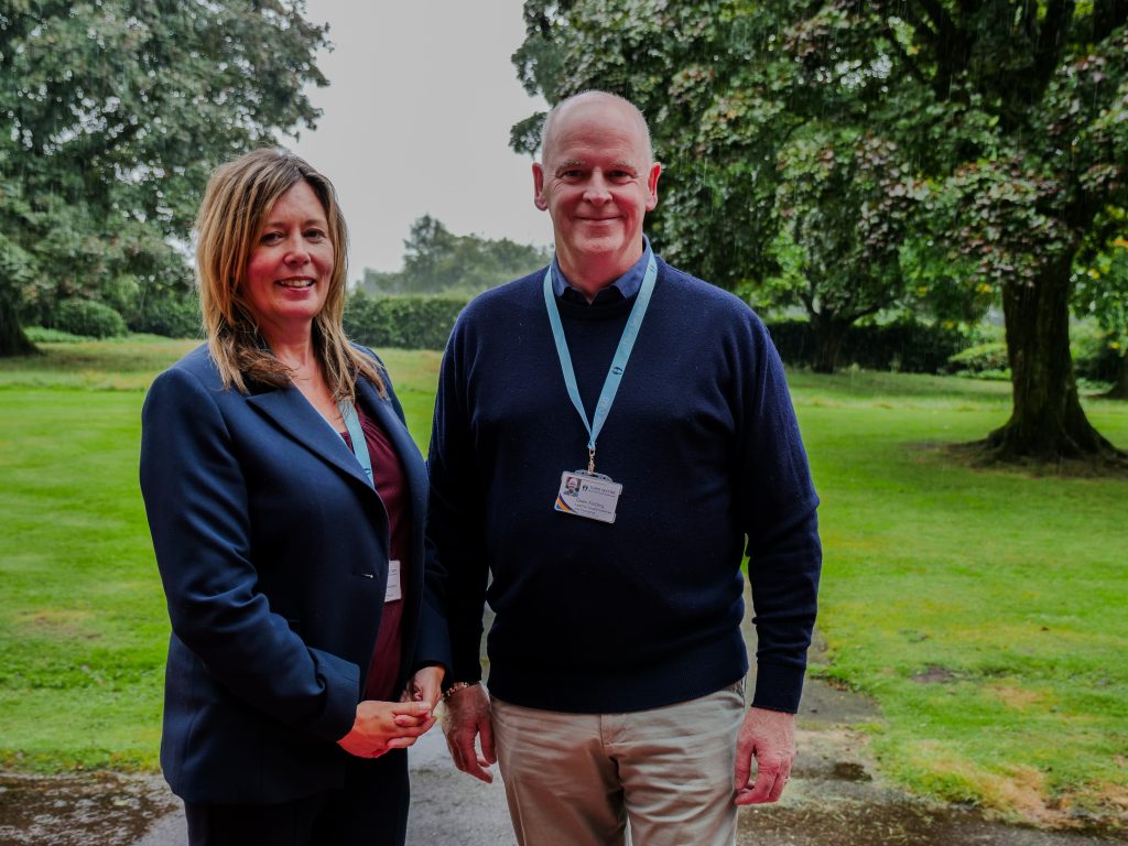 Carol Brotherston and Owen Fielding, who with Anna Fell, make up the new team dedicated to local economies and enterprise at Third Sector Dumfries and Galloway.