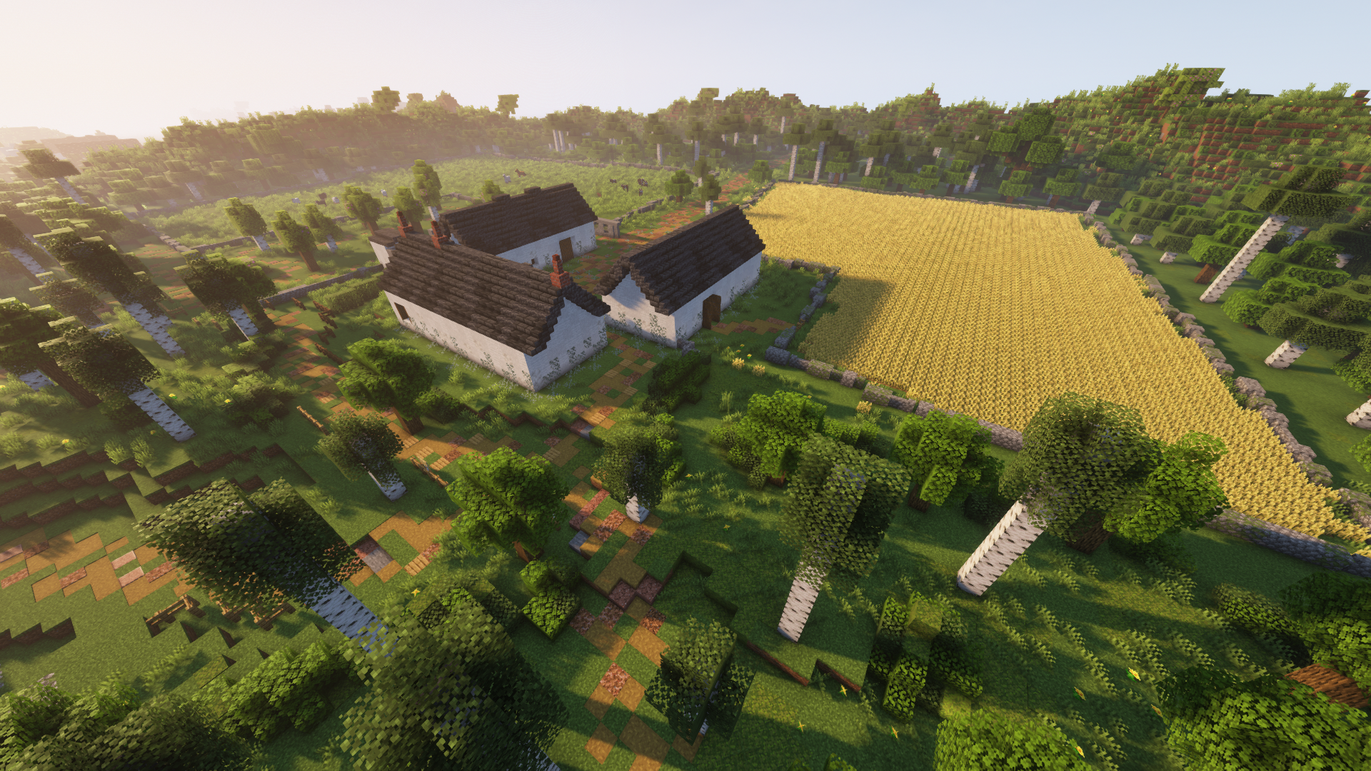 Minecraft created Ellisland Farm.