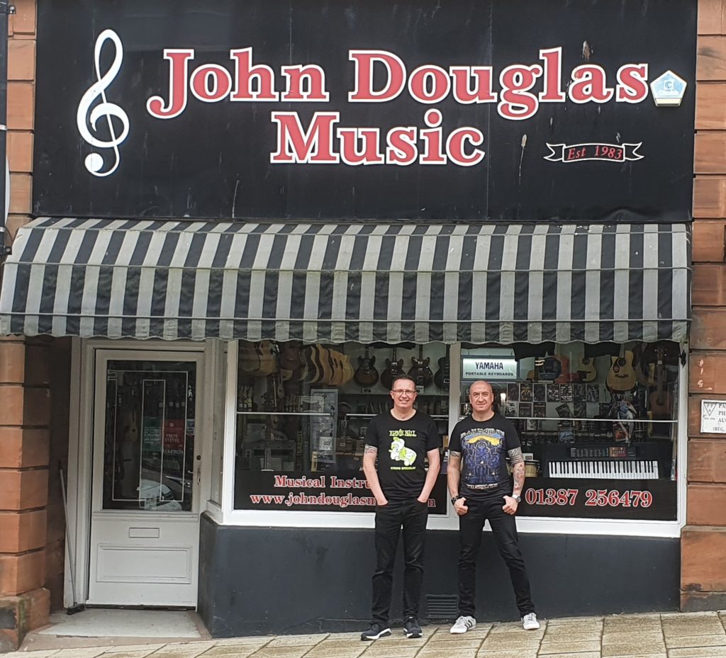 John Douglas Music featuring John Douglas, left, and Alec Rafferty.