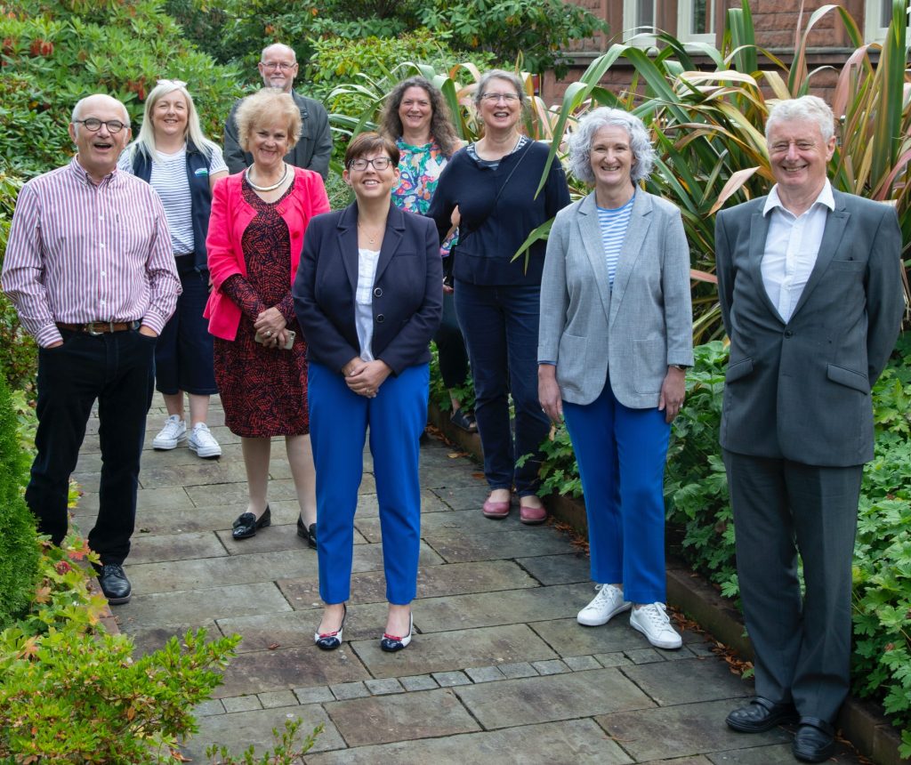 The LEADER group picture shows from left: Tony Fitzpatrick (Local Action Group member), Teresa Dougall (LAG Member), Cathy Agnew (LAG Member), Harry Harbottle (LAG Member), Sharon Glendinning (LAG Member), Clair McFarlan (LAG Member), Annan Johnson (LAG Member), Nicola Hill (Programme Manager) and Peter Ross (LAG Chair). By Mike Bolam.