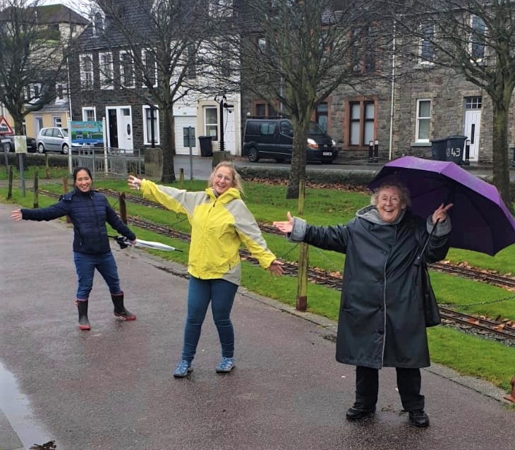 Volunteers have helped ensure walks have taken place across the region.