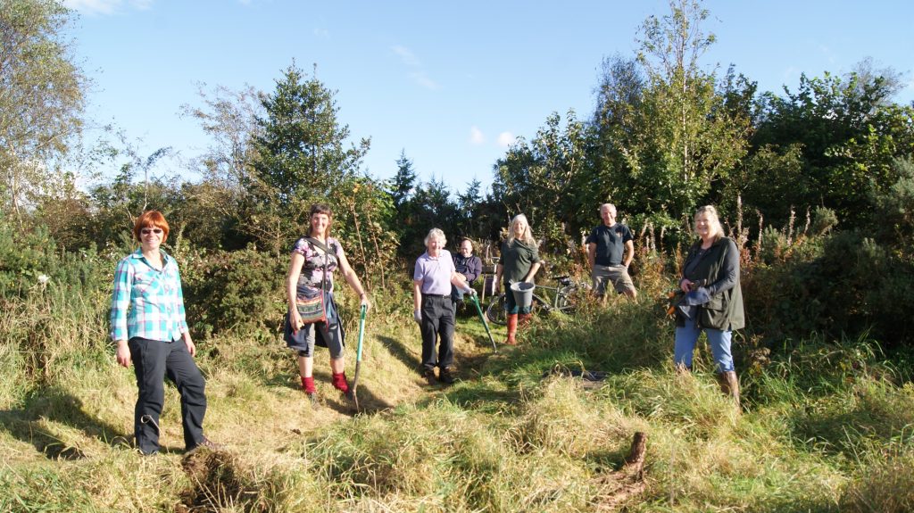 Rhonehouse Kelton Fair Green planting day