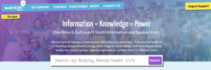 New, bespoke Online Support Hub for young people aged 12 to 25.